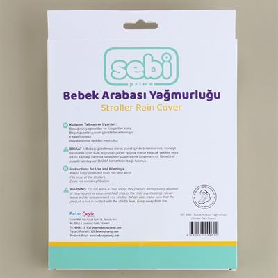 Sebi Prime Bebe Lüx Puset Yağmurluğu