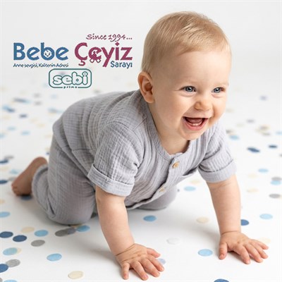 SEBİ PRİME Müslin Kısakol Tulum ( Gri )