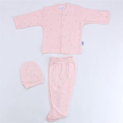 Pijama Takım...Nokta Çiçek 0-3 Ay