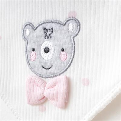 Hastane Çıkışı... 10 lu Puantiyeli Ayılı ( Pembe )