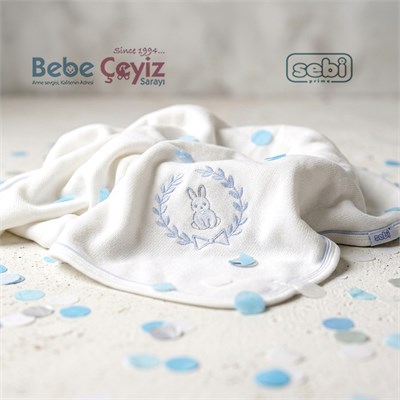 Sebi Selanik Tavşanlı Battanite Ekru-Mavi