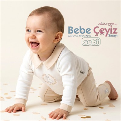 SEBİ PRİME Tavşan 2li Takım ( Bej )