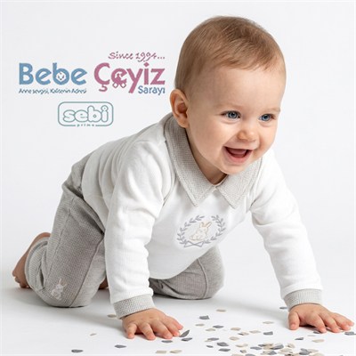 SEBİ PRİME Tavşan 2li Takım ( Gri )