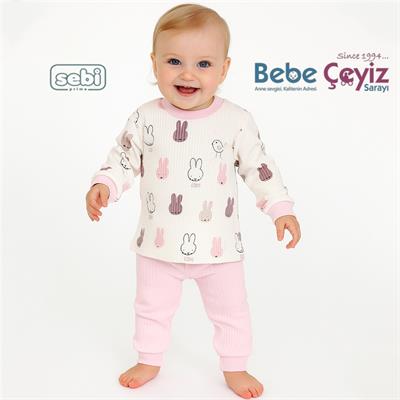 Pijama Takım...Tavşanlı 1-2-3  Yaş