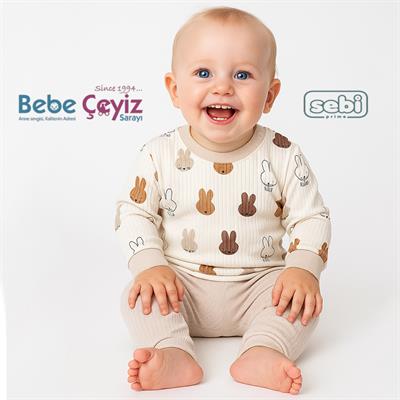 Pijama Takım...Tavşanlı 1-2-3  Yaş