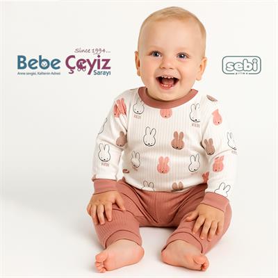 Pijama Takım...Tavşanlı 4-5-6  Yaş
