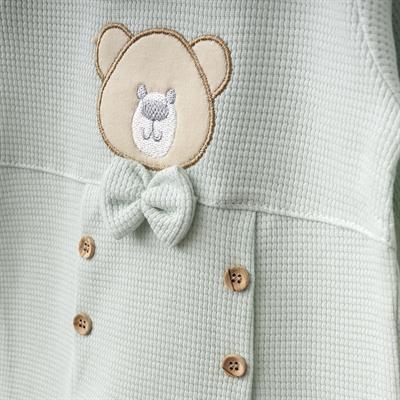 SEBİ PRİME Waffle Ayı Kafa Papyonlu ( Mint )