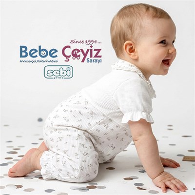 Sebi Prime Waffle Çiçek Fırfırlı Tulum