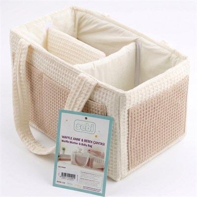 SEBİ PRİME Waffle Organizer Çanta ( Bej )