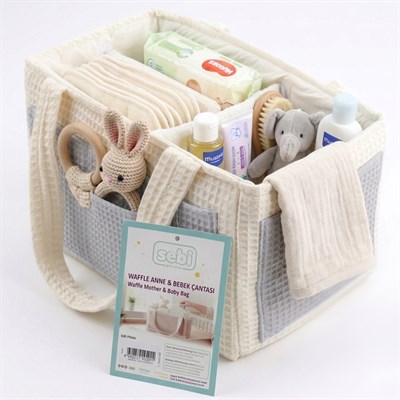 SEBİ PRİME Waffle Organizer Çanta ( Gri )