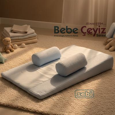 SEBİ PRİME Waffle Reflü Yatağı ( Mavi )