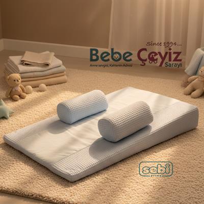 SEBİ PRİME Waffle Reflü Yatağı ( Mavi )