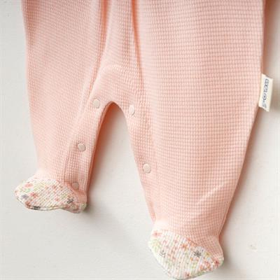 Tulum...Wafıl Çiçekli Bebe Yaka ( Somon )