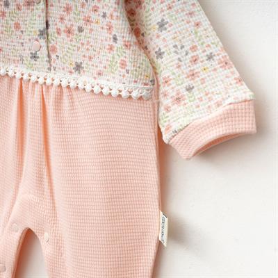 Tulum...Wafıl Çiçekli Bebe Yaka ( Somon )