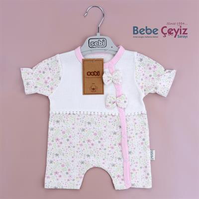 Tulum...Wafıl Çiçekli Papyonlu Kısakol ( Pembe )