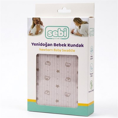 SEBİ PRİME Yıldız Ayıcık Kundak ( Bej )