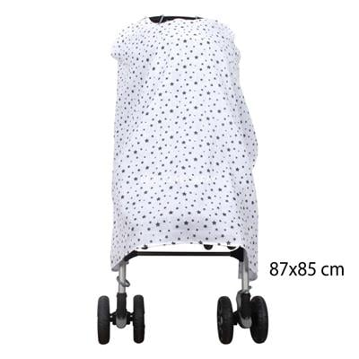 Sevi Bebe Müslin Bebek Arabası Örtüsü