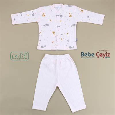 Pijama Takım...Zürafa Fil  3-12 Ay gurubu