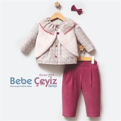 TONGS BABY 3lü Little Flowers Takım 
