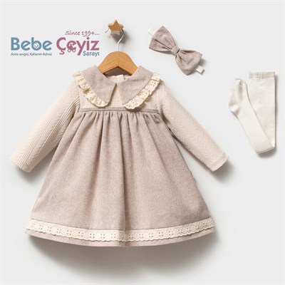 TONGS BABY Clara Elbise ( Bej )
