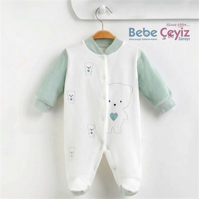 TONTON BEBE Ayı Kadife Tulum