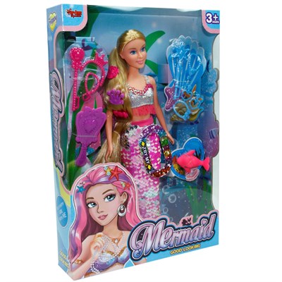VARDEM OYUNCAK 29 Cm Aksesuarlı Deniz Kızı Bebek