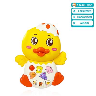 Oyuncak...Kut.Işıklı Ve Müzikli Ordek Bebek Piyano