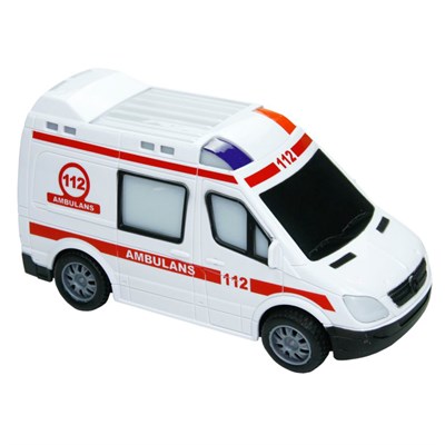 VARDEM OYUNCAK Kutulu Işıklı Ve Sesli Ambulans