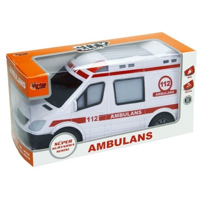 VARDEM OYUNCAK Kutulu Işıklı Ve Sesli Ambulans
