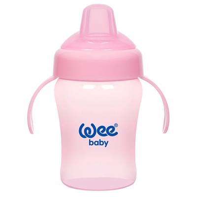 Wee Baby Colurful Akıtmaz Kulplu Antikolik Bardak 240ml (6Ay+)