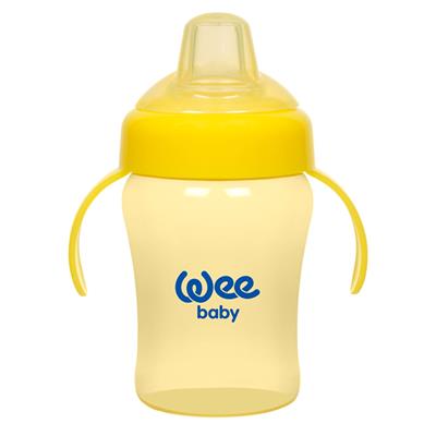 Wee Baby Colurful Akıtmaz Kulplu Antikolik Bardak 240ml (6Ay+)