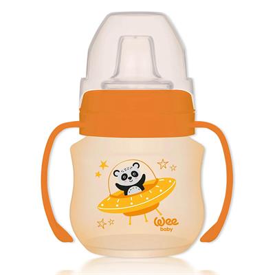 Wee Baby Antikolik Akıtmaz Kulplu PP Bardak 125ml (6Ay+)