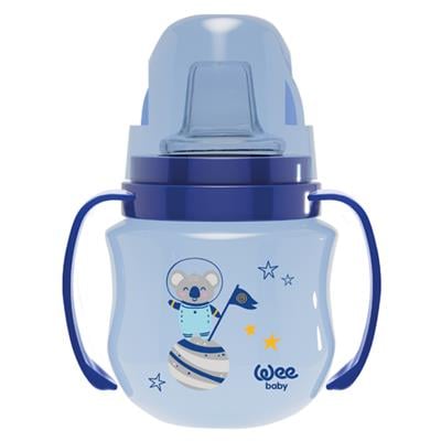 Wee Baby Antikolik Akıtmaz Kulplu PP Bardak 125ml (6Ay+)