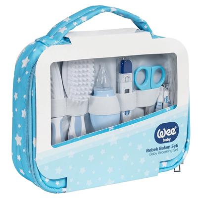 Wee Baby Bebek Bakım Seti (Mavi)