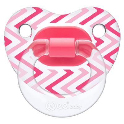 Wee Baby Desenli Damaklı Emzik No:1 (0-6Ay)
