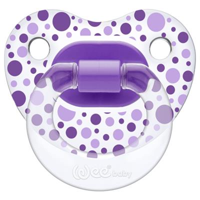 Wee Baby Desenli Damaklı Emzik No:2 (6-18Ay)