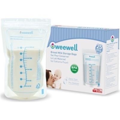 Weewell WMS825 Süt Saklama Poşeti - 25 li