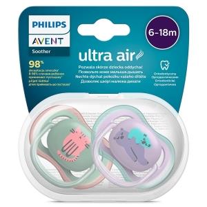 Avent 2'li Ultra Air 6-18 Ay Emzik Kız