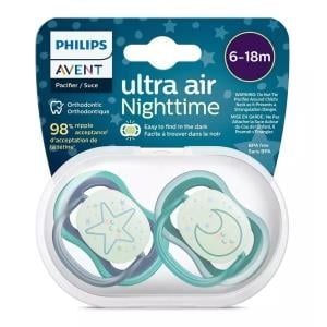 AVENT 2'li Ultra Air Gece 6-18 Ay Erkek Emzik