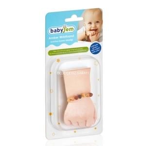 Babyjem Kehribar Gökkuşağı Bebek Bilekliği