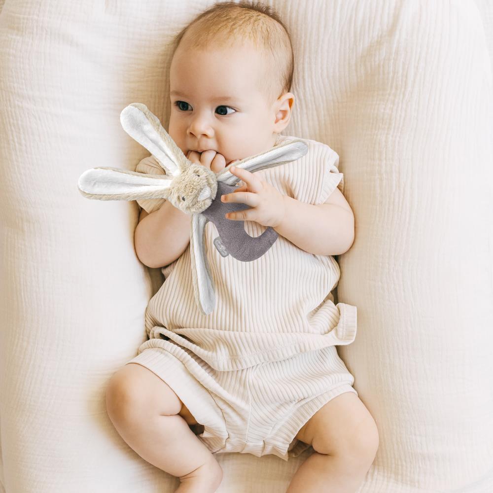 BABYJEM Oyuncak Çıngıraklı Mini Tavşan (3+)