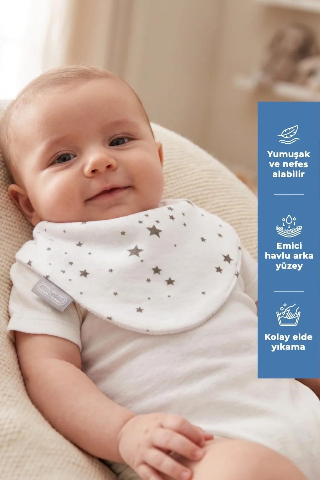 BABYJEM Yeni Doğan Fular Önlük