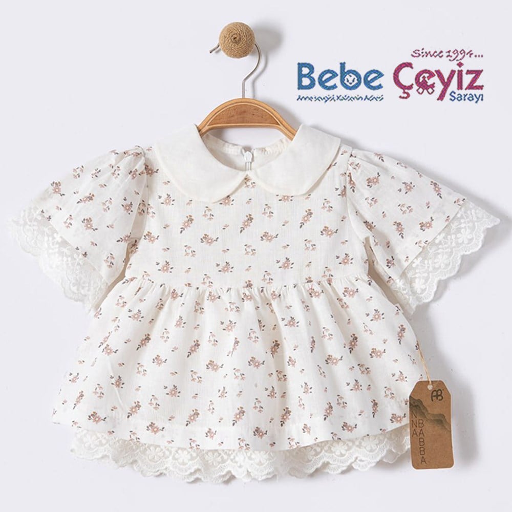 BEBESSİ Beautiful Elbise ( Ekru )