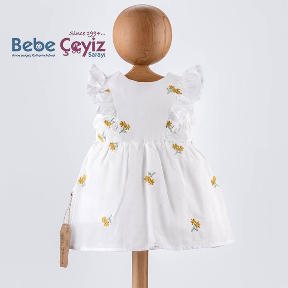 BEBESSİ Daisy Elbise  ( Ekru )