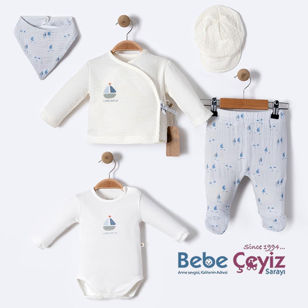 BEBESSİ Little Silor 5'li Hastane Çıkışı ( Mavi )
