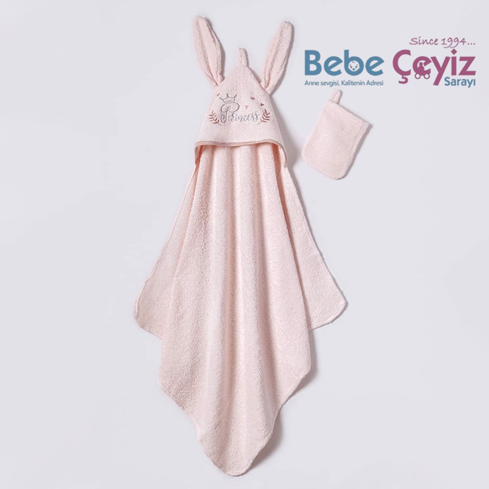 BEBESSİ Princess Havlu ( Pembe )