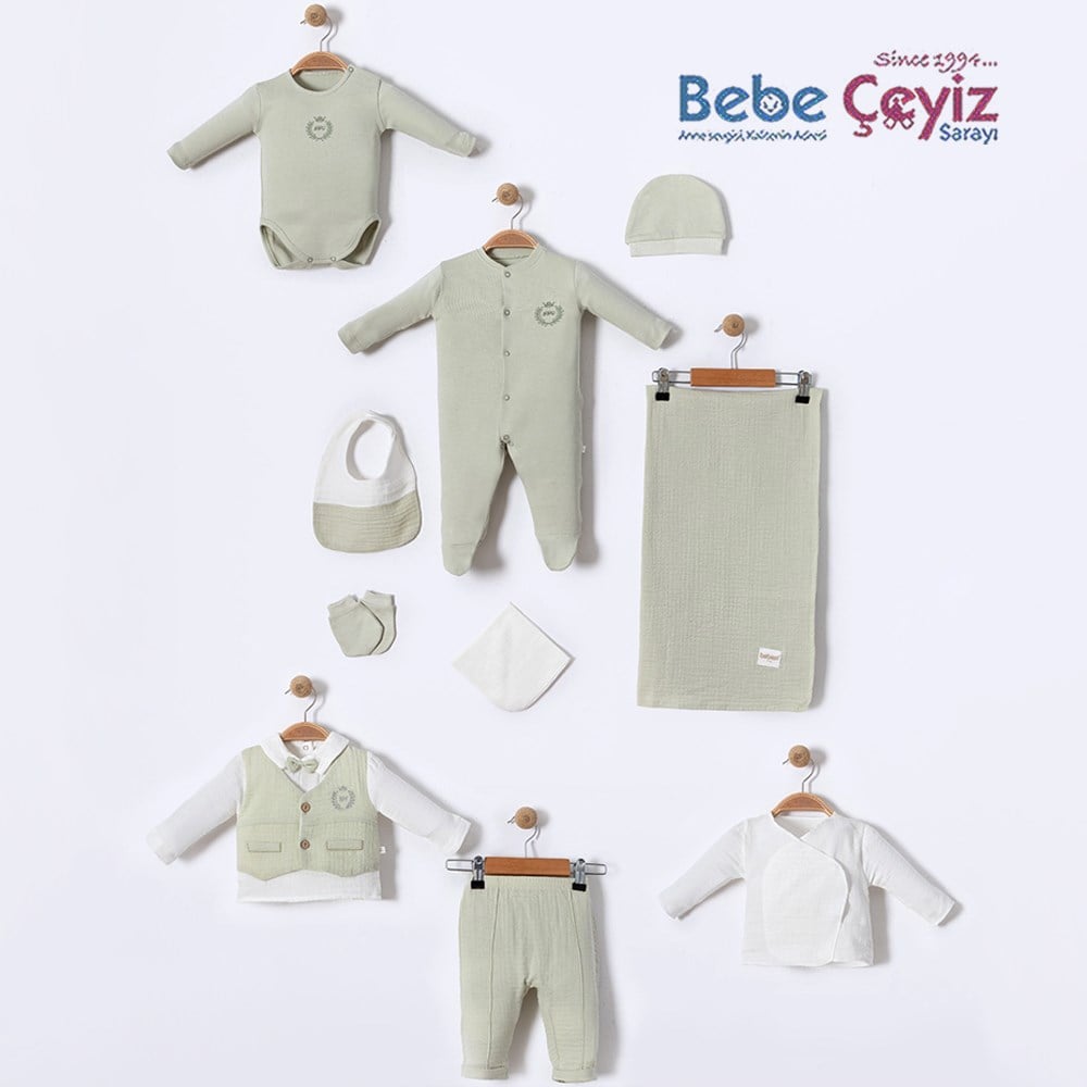 BEBESSİ Set My Baby King 10'lu Hastane Çıkışı ( Yeşil )