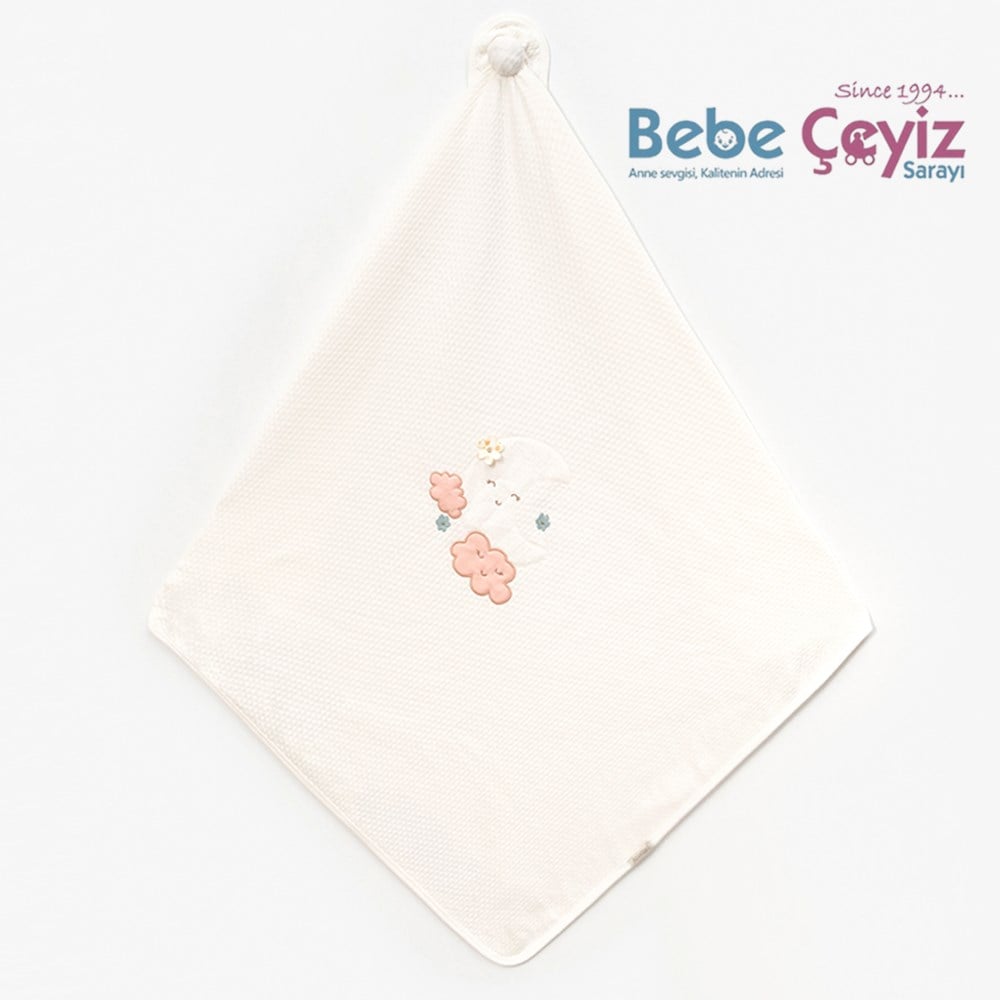 BEBİTOF Aybalam Kapitone Battaniye ( Pembe )