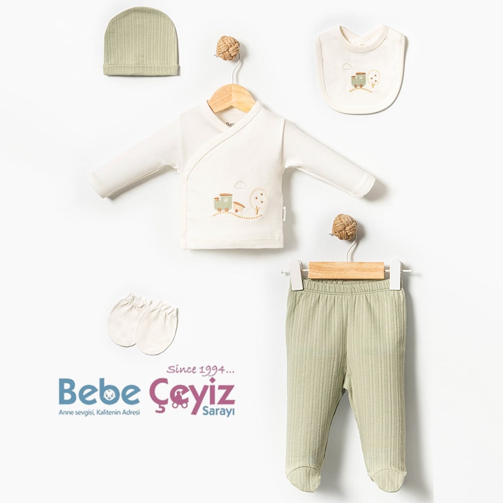 BEBİTOF Masal Treni 5'li Hastane Çıkışı ( Yeşil )