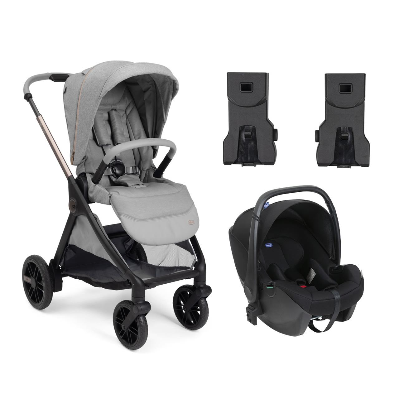 Bellagıo Bebek Arabası Lunar Rock &  Korry Essential Oto Koltuğu Siyah
